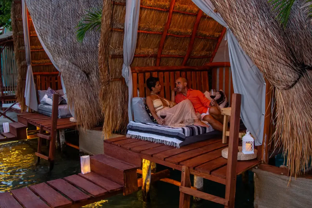 cabañas en bertilla lagoon